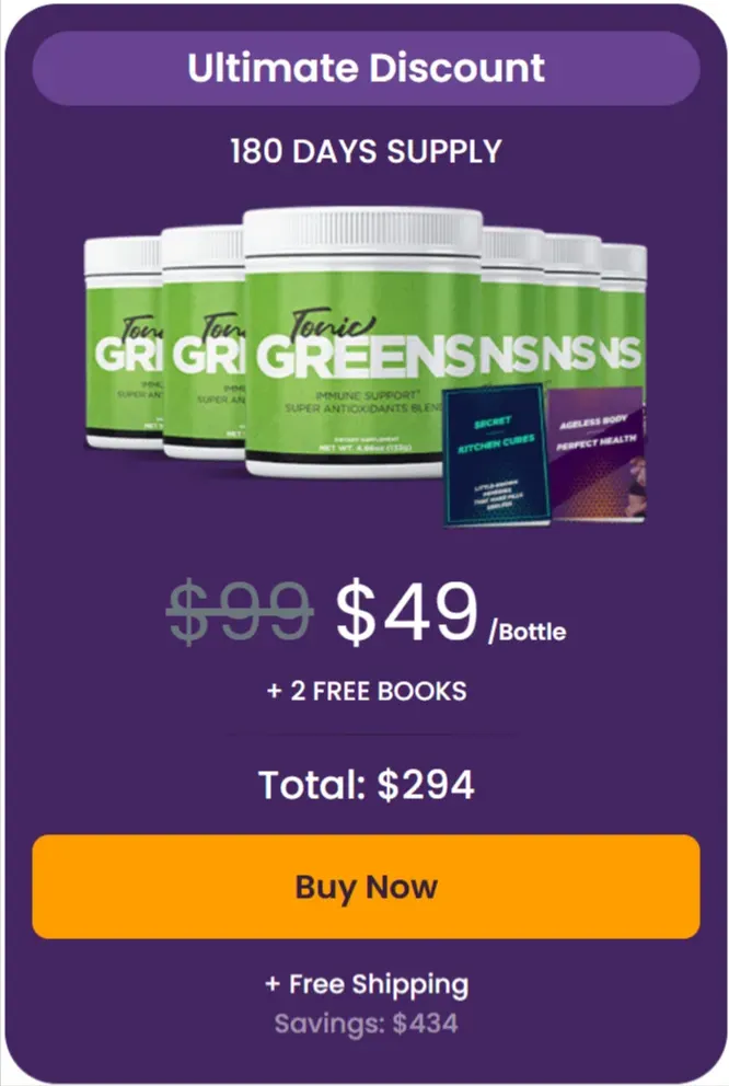 tonic greens price