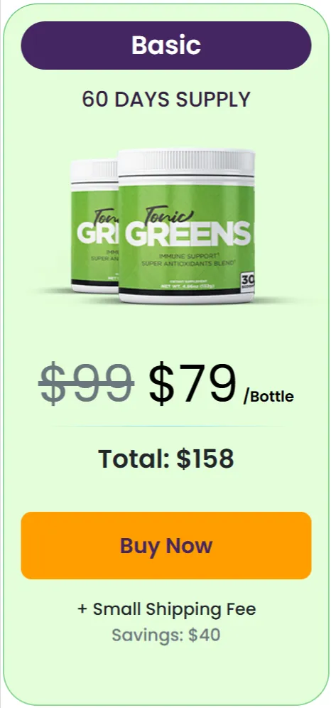 tonic greens price